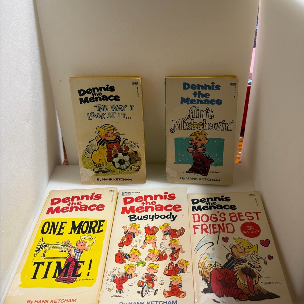 Dennis the Menace Paperback Book Lot of 5